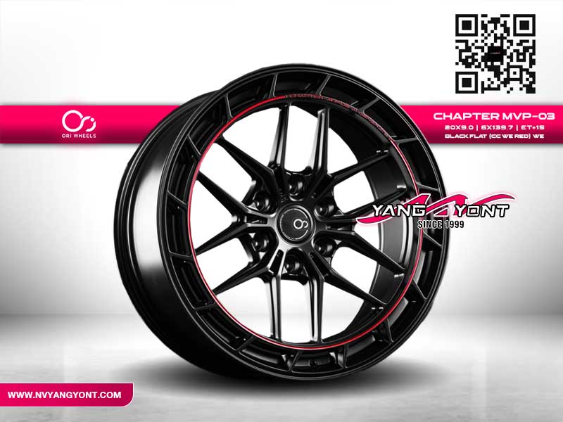 CHAPTER MVP-03 | สี Black Flat (CC WE RED)